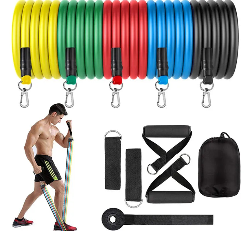💪 Kit de Bandas de Resistencia – Tu Gimnasio Portátil