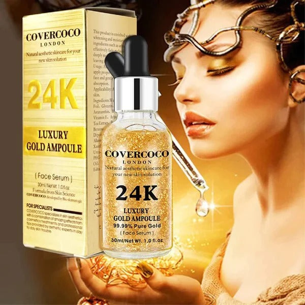 ✨💎 Lujo Dorado para una Piel Joven, Radiante y Firme | Sérum Facial 24K