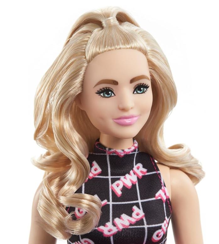 Barbie Fashionista #202 Rubia Traje 2 Piezas Banano
