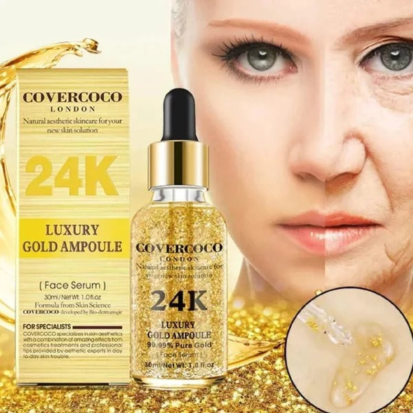 ✨💎 Lujo Dorado para una Piel Joven, Radiante y Firme | Sérum Facial 24K