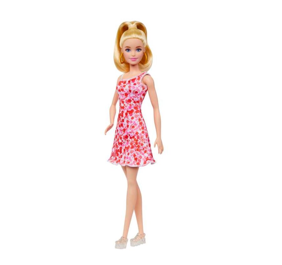 Barbie Fashionista #205 Rubia Vestido Floreado
