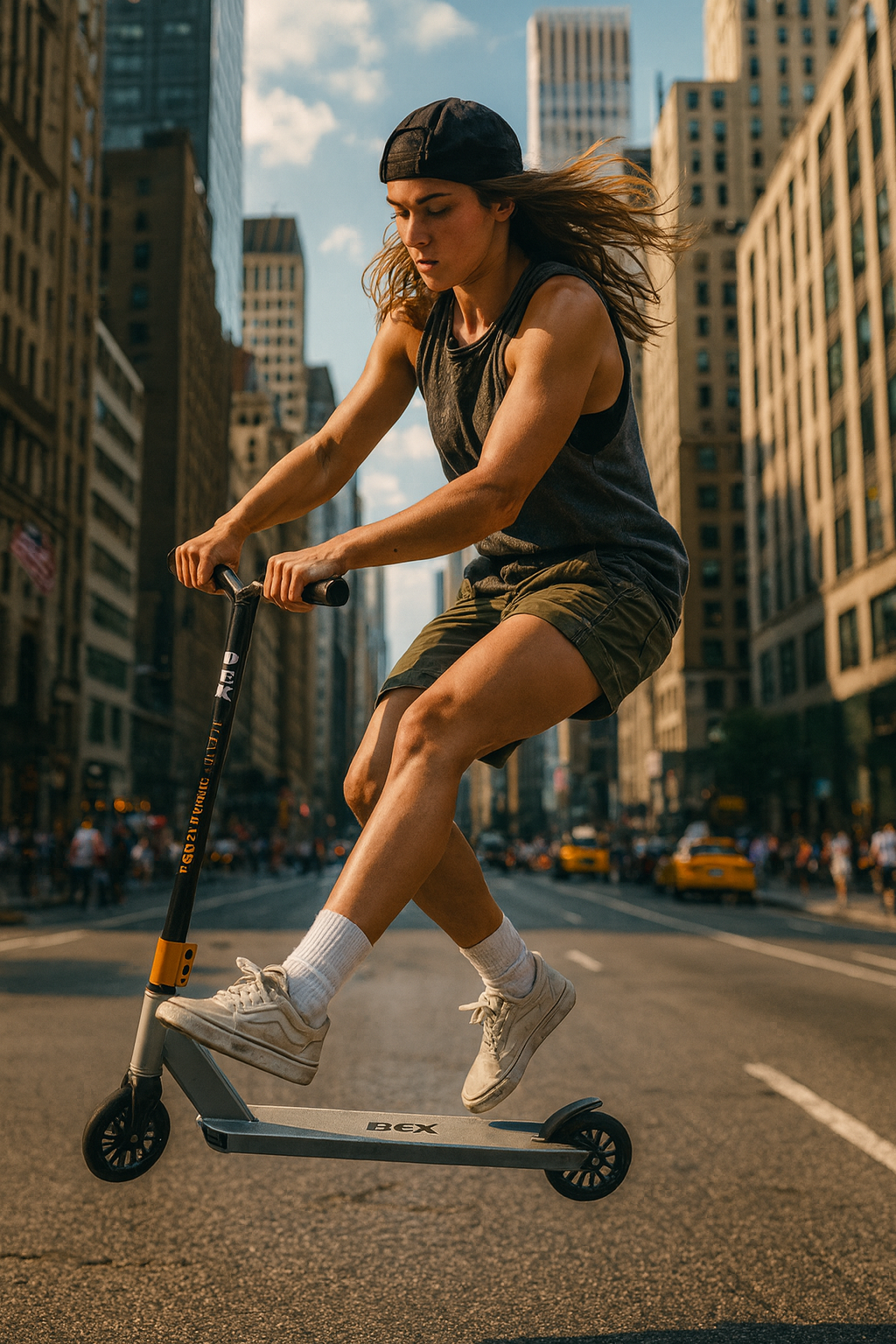 Scooter Freestyle Acrobacia De Salto Profesional Extreme Bex