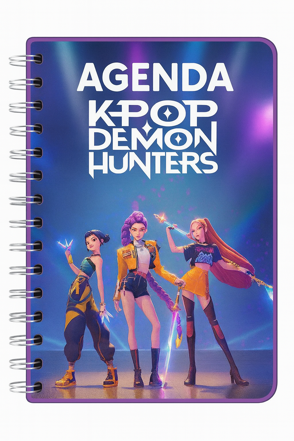 Agenda 2026 Kpop Demon Hunters Huntrix Rumi Mira Zoey - Personalizada A5-01