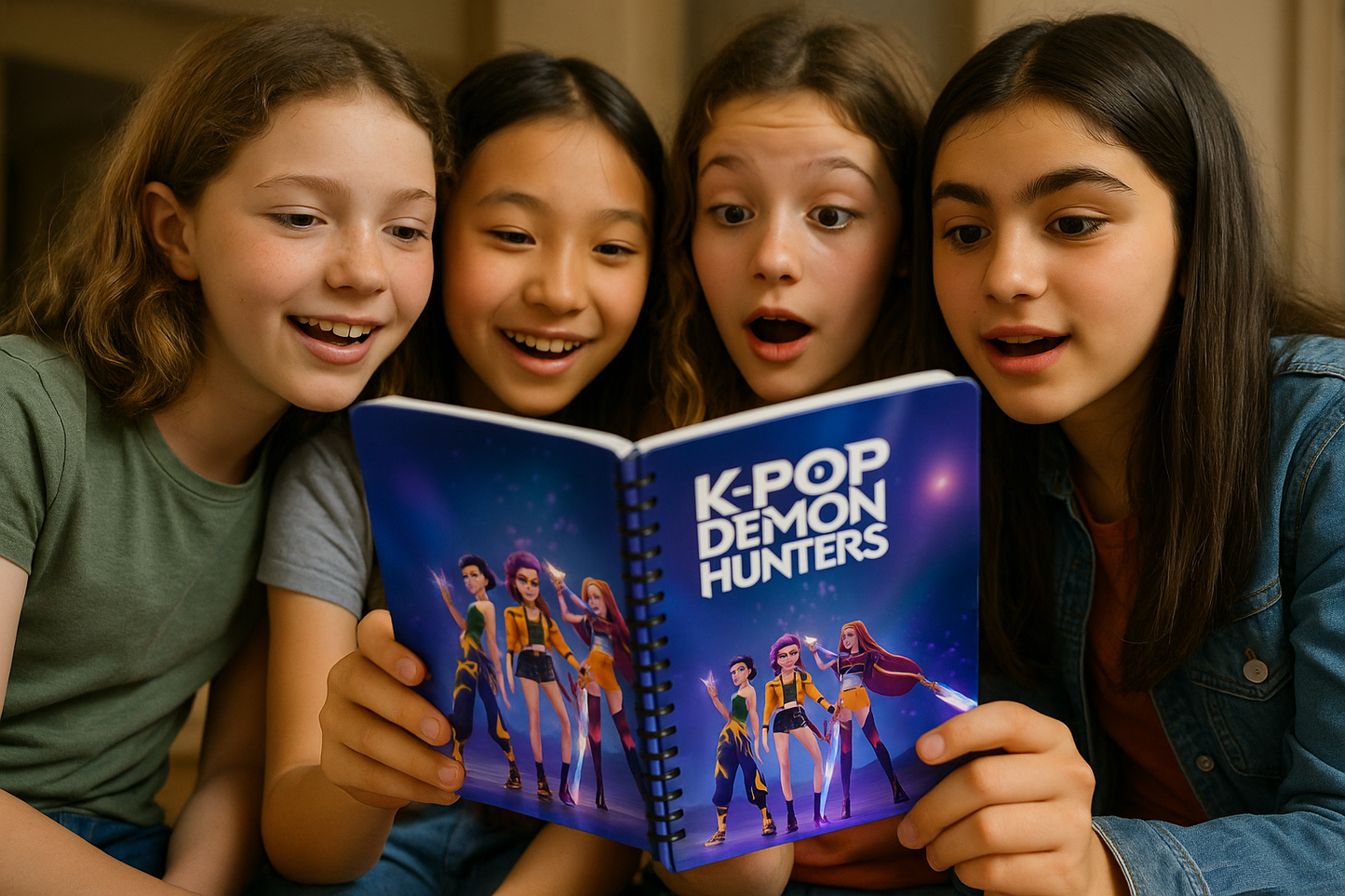 Agenda 2026 Kpop Demon Hunters Huntrix Rumi Mira Zoey - Personalizada A5-01