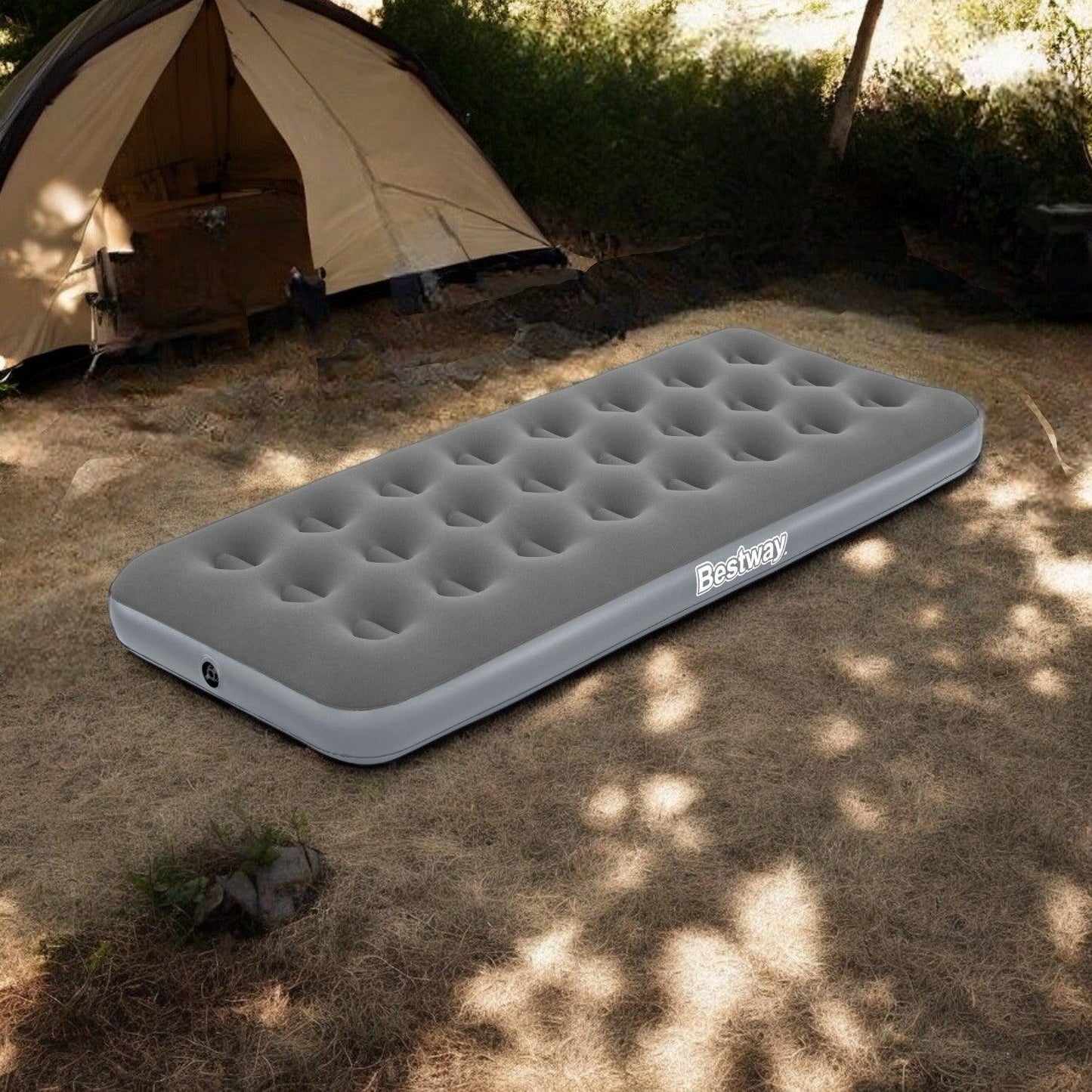 Colchón Inflable Individual 1 plaza 1.85MX76cmX22cm Bestway