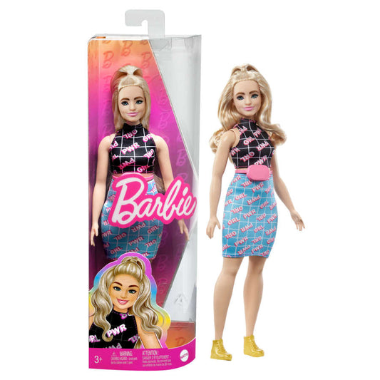 Barbie Fashionista #202 Rubia Traje 2 Piezas Banano