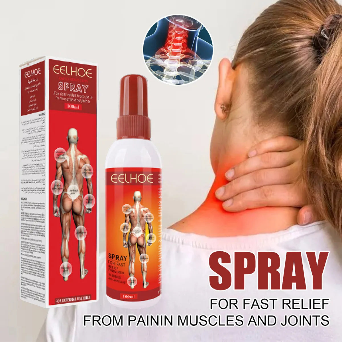 💥 Spray Analgésico de Acción Rápida – Alivio Potente e Instantáneo