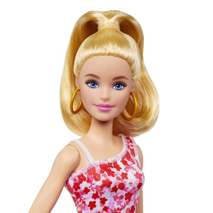 Barbie Fashionista #205 Rubia Vestido Floreado