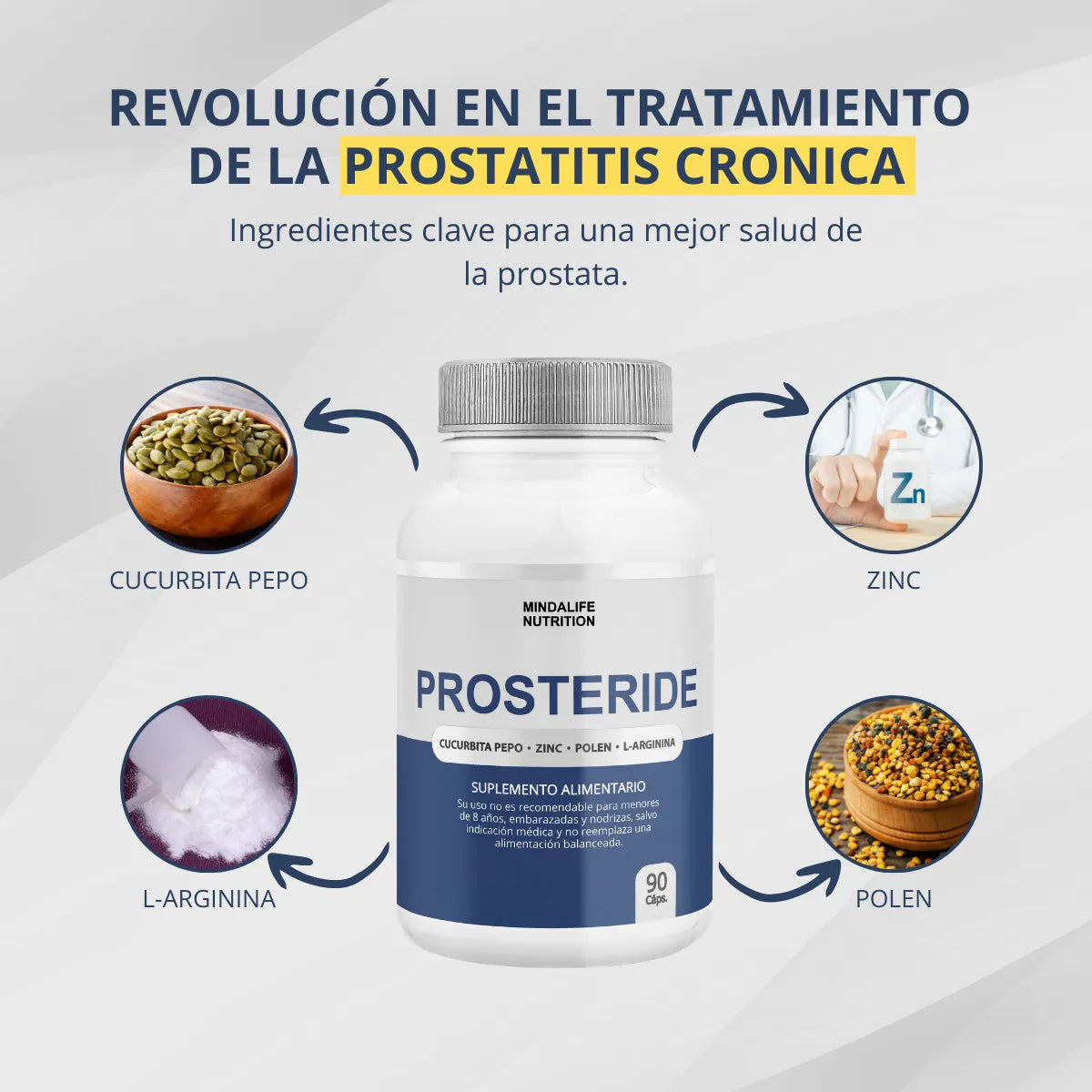 🌿 PROSTERIDE – Tratamiento Natural para la Próstata (90 cápsulas)