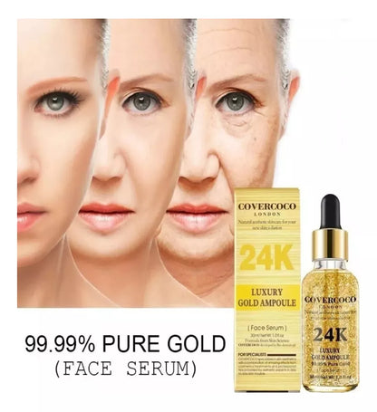 ✨💎 Lujo Dorado para una Piel Joven, Radiante y Firme |  Sérum Facial 24K