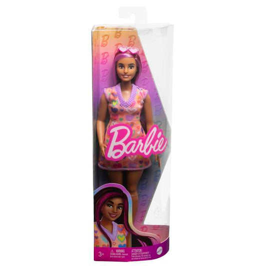 Barbie Fashionista #207 Vestido Corazones Gafas