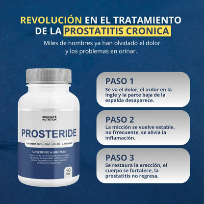 🌿 PROSTERIDE – Tratamiento Natural para la Próstata (90 cápsulas)