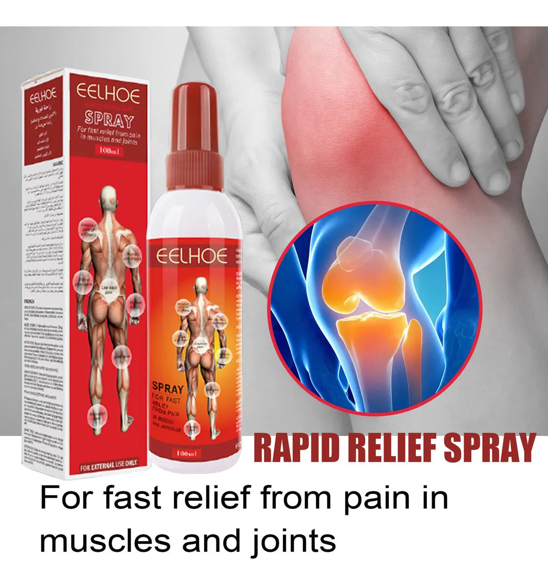 💥 Spray Analgésico de Acción Rápida – Alivio Potente e Instantáneo