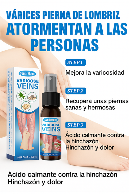 🌿 Aerosol para Várices | Circulación y Alivio Inmediato + 12 Parches Regalo
