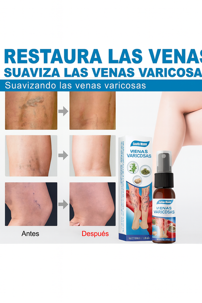 🌿 Aerosol para Várices | Circulación y Alivio Inmediato + 12 Parches Regalo