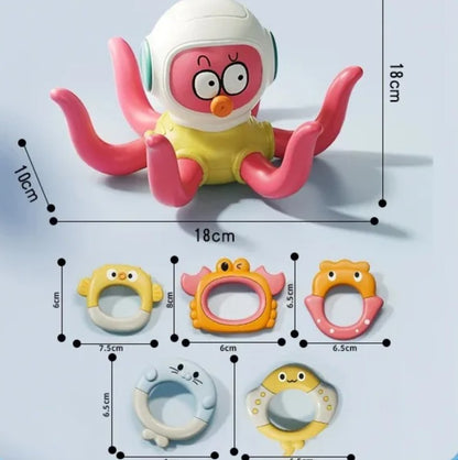 JUGUETE PARA EL BAÑO PULPO FLOTANTE